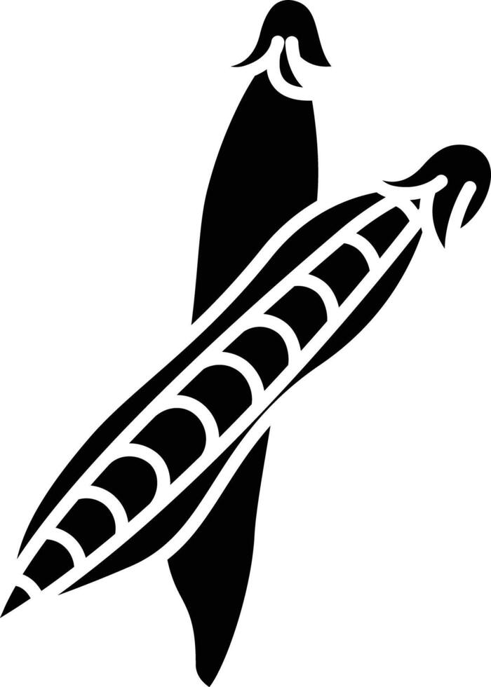 peas solid glyph illustration vector