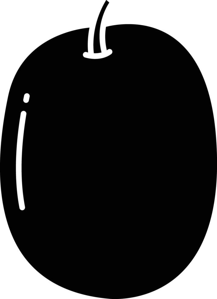 Pumkin solid glyph illustration vector