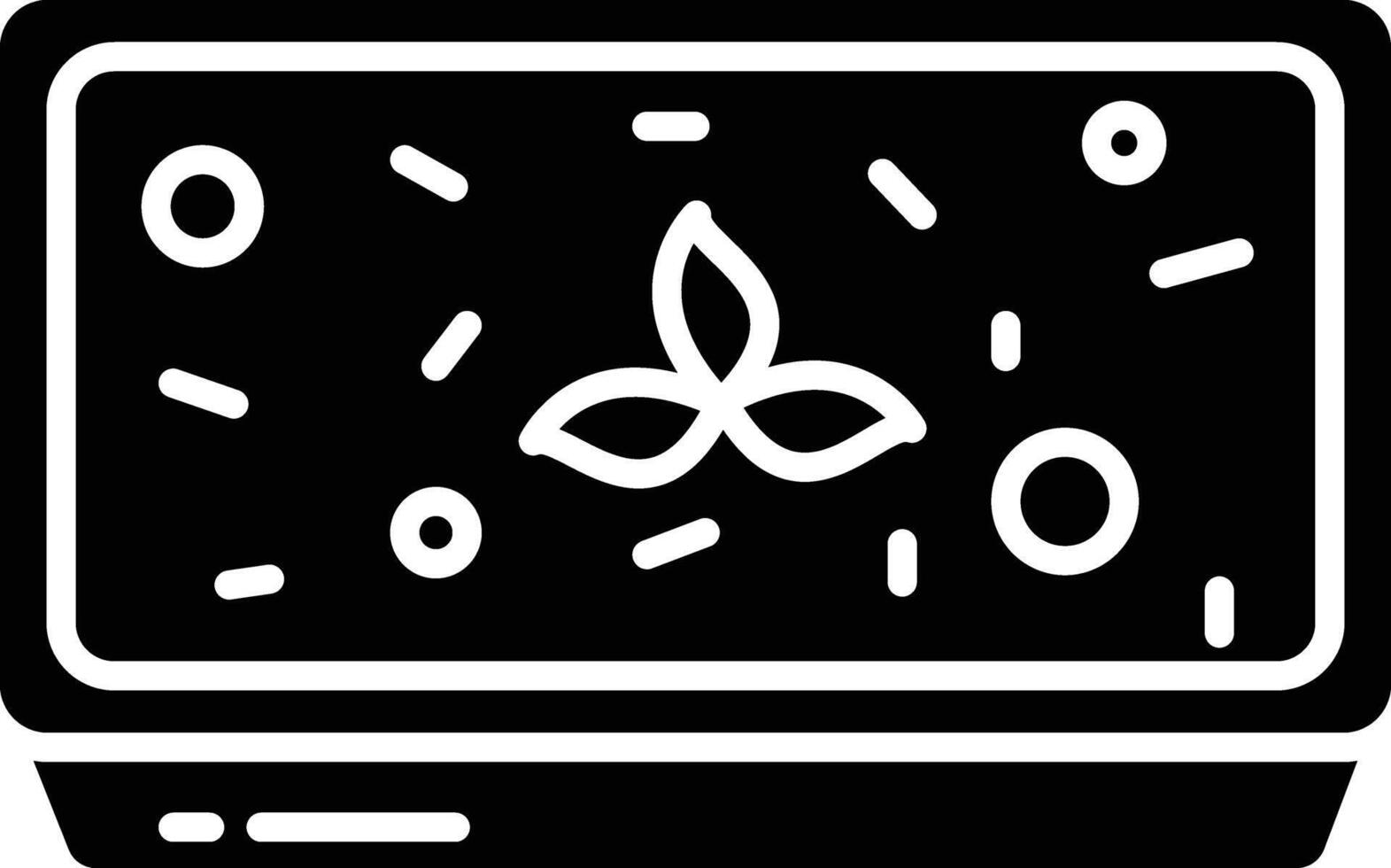 Bobotie solid glyph illustration vector
