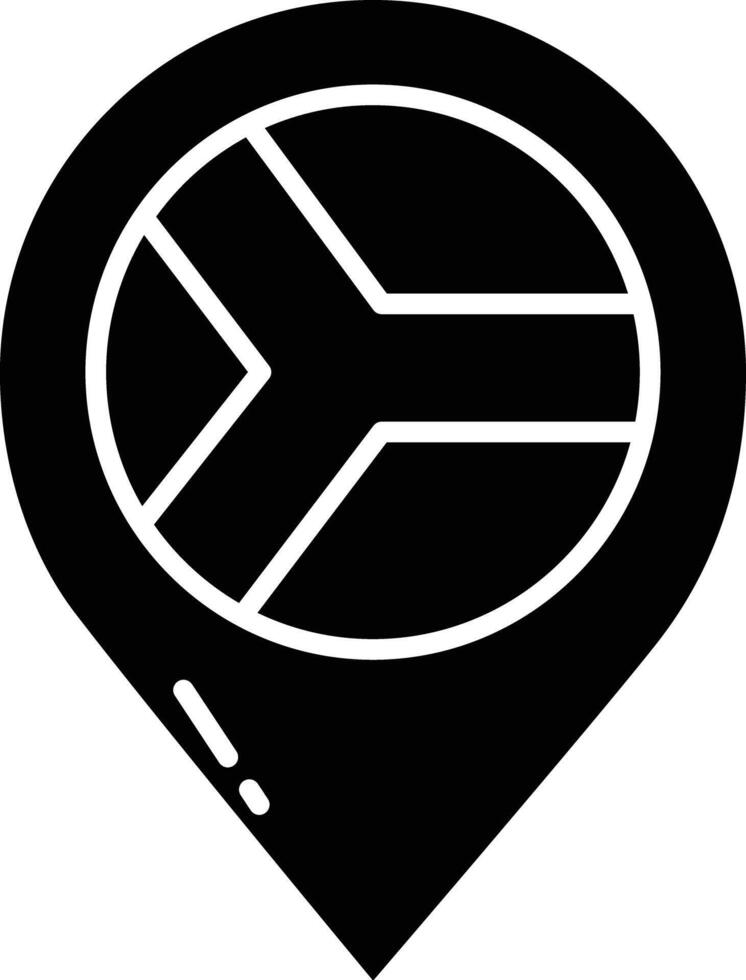 South Africa solid glyph illustration vector