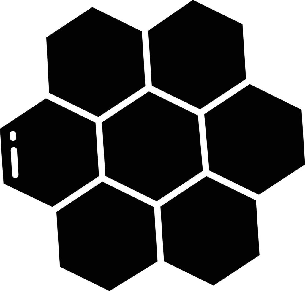 Structure solid glyph illustration vector