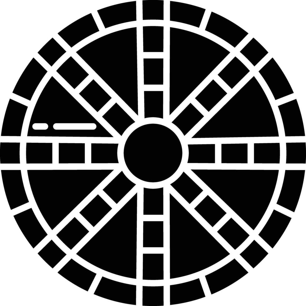 Trivial solid glyph illustration vector