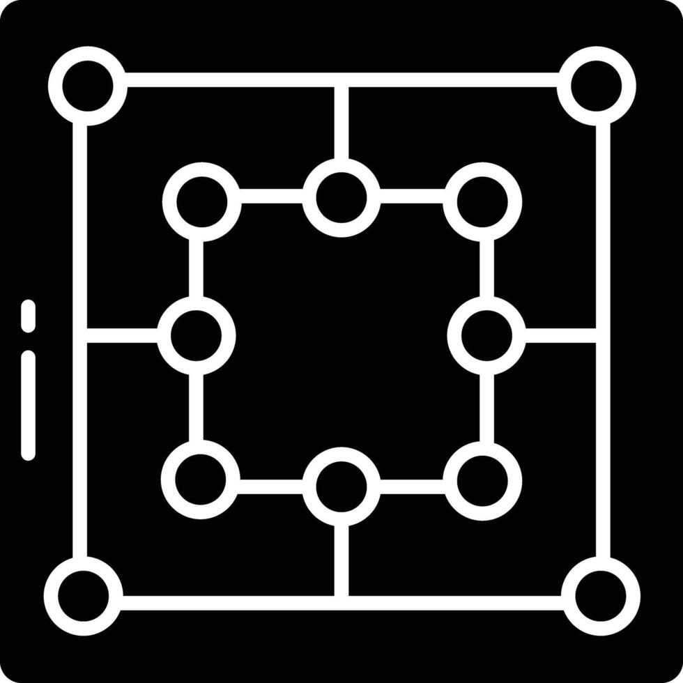 Mill solid glyph illustration vector