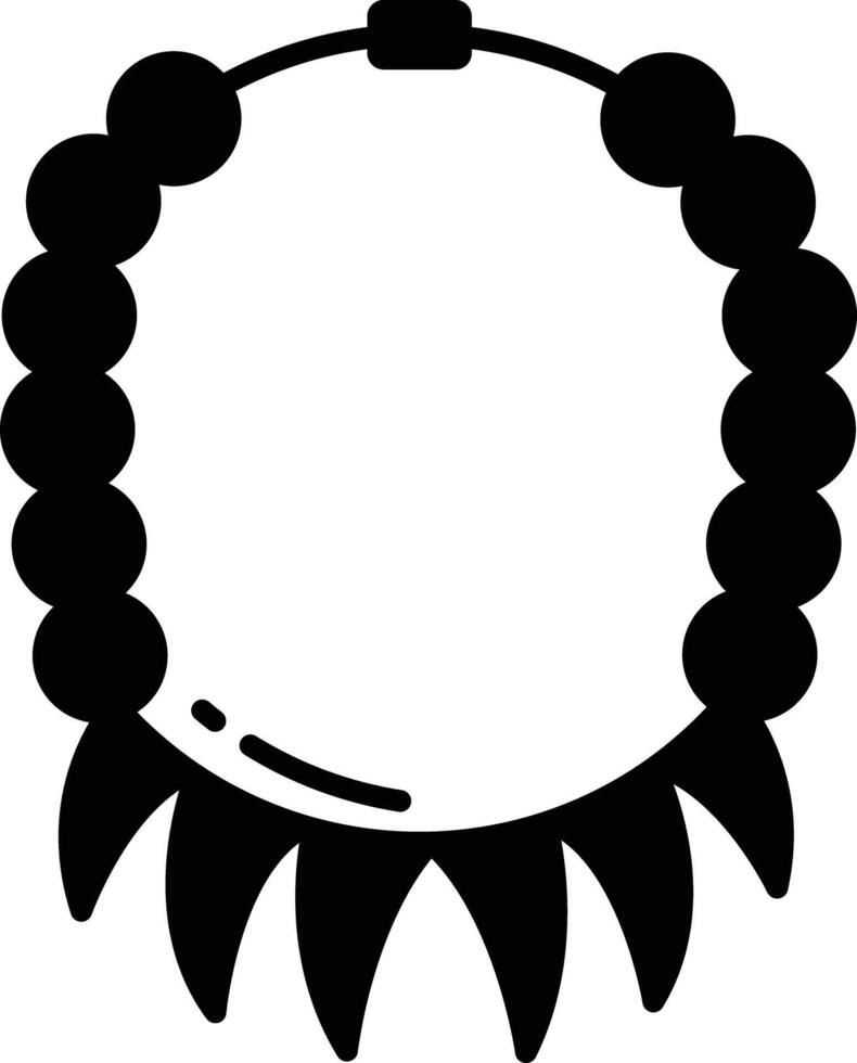 Jewellery solid glyph illustration vector