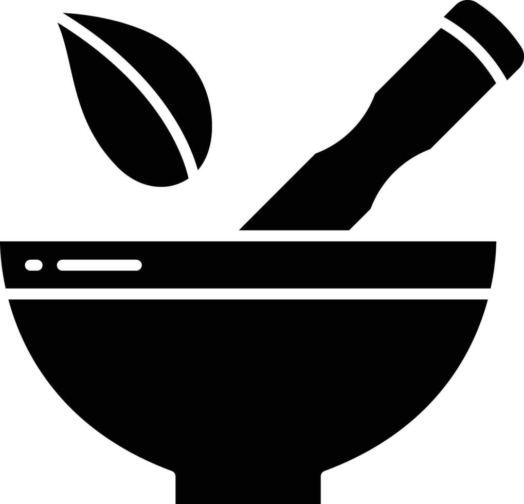 Mortar solid glyph illustration vector