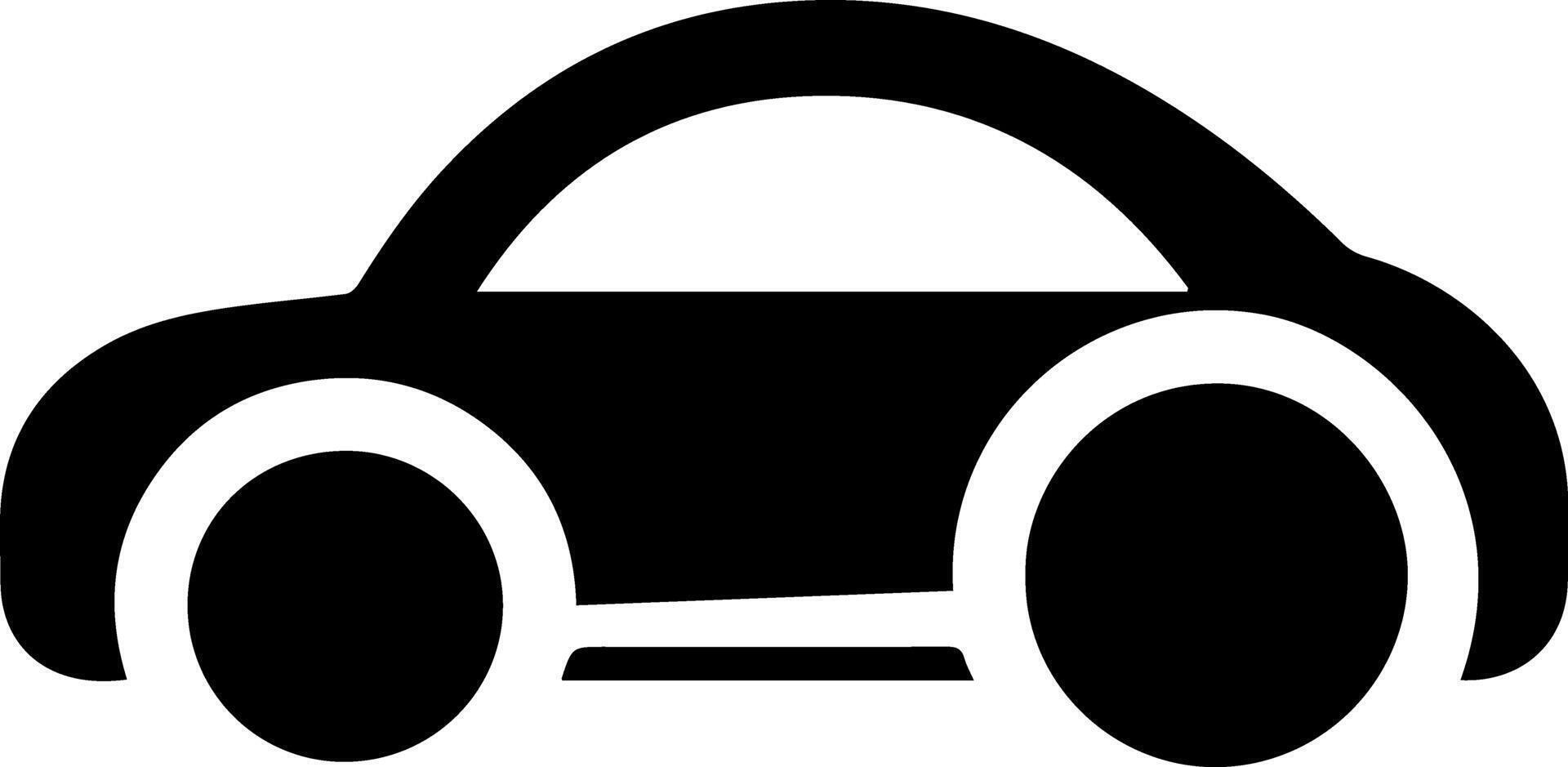 Car icon isolated on white background. vector