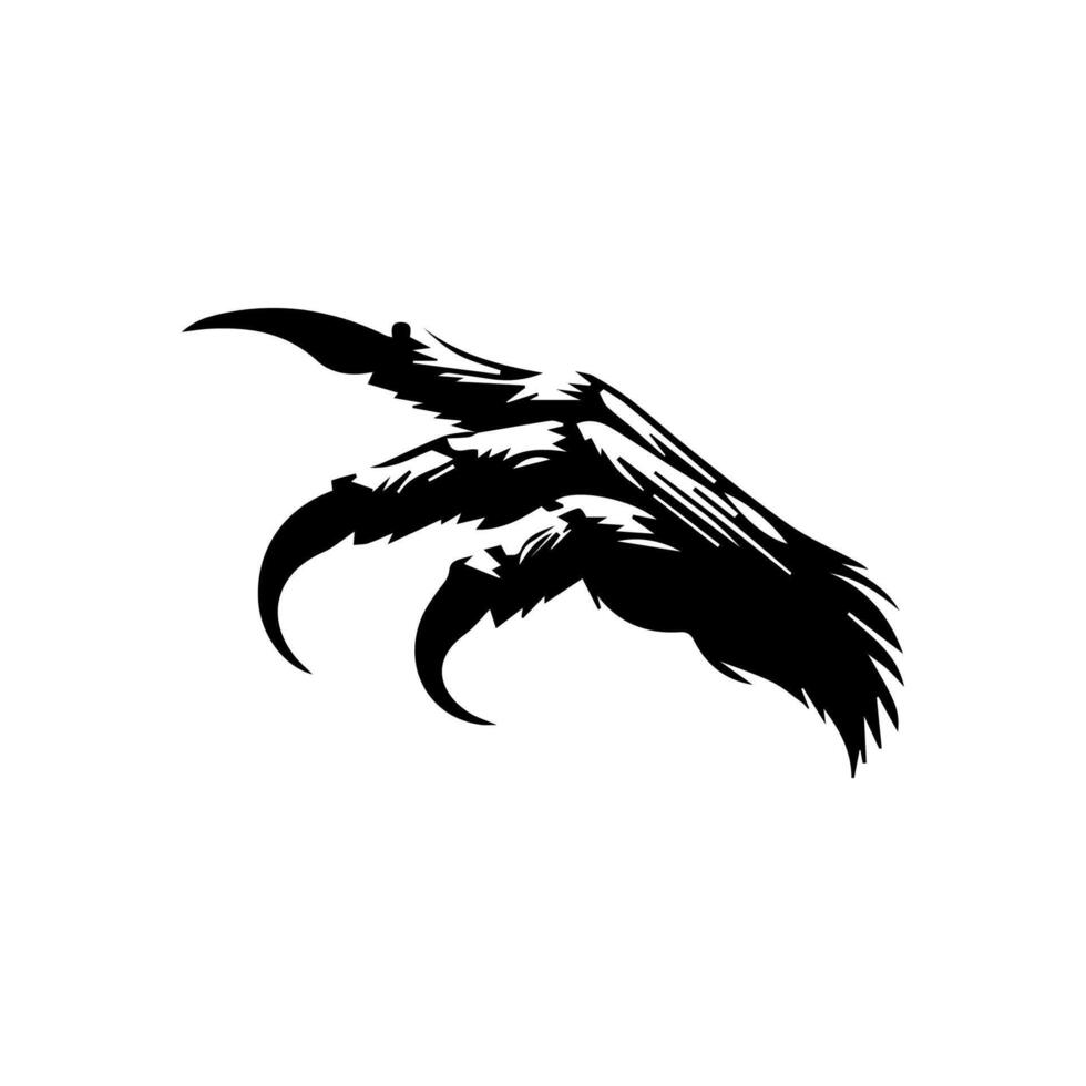 Claws scratches animal claw vector