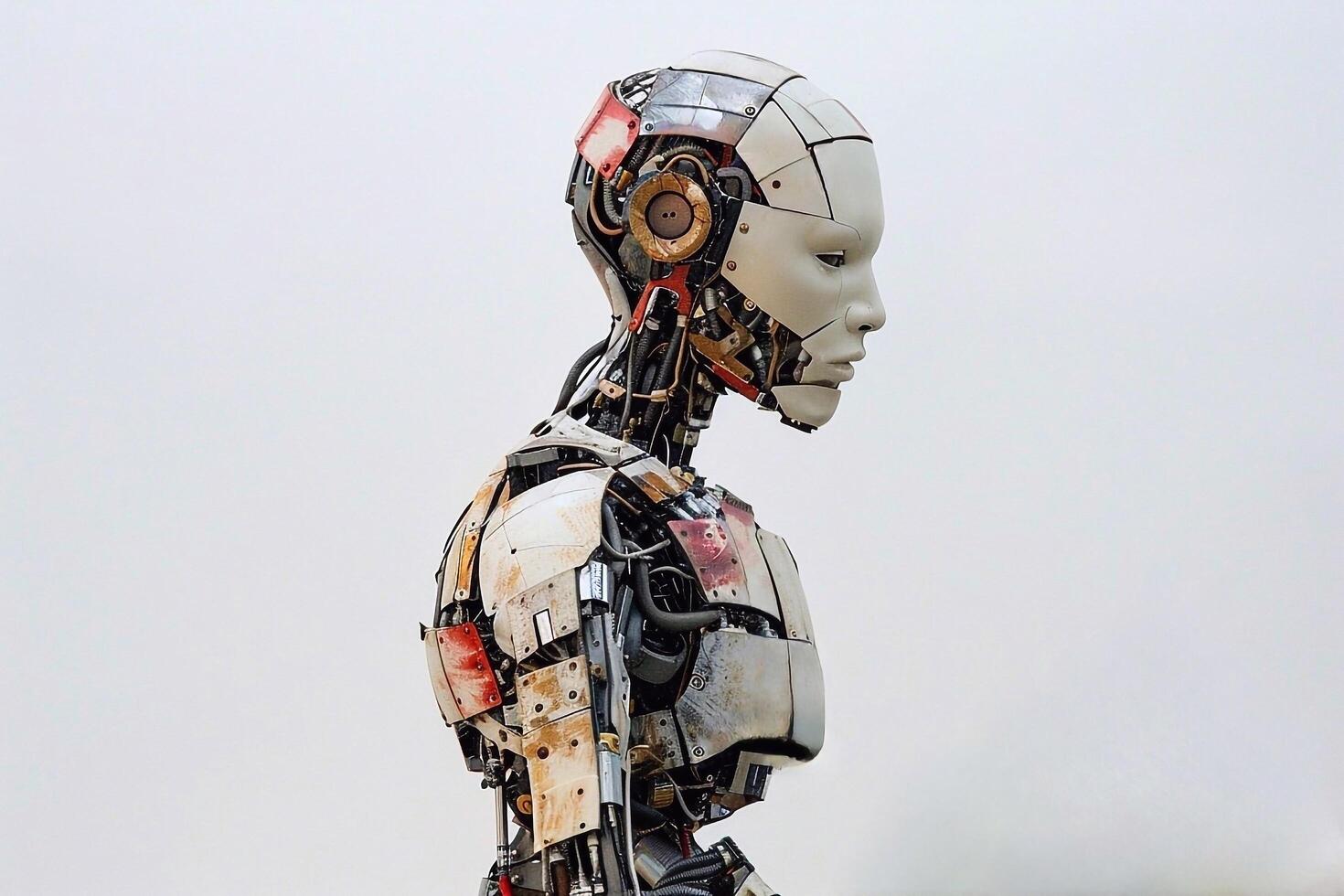The robot of the future. photo