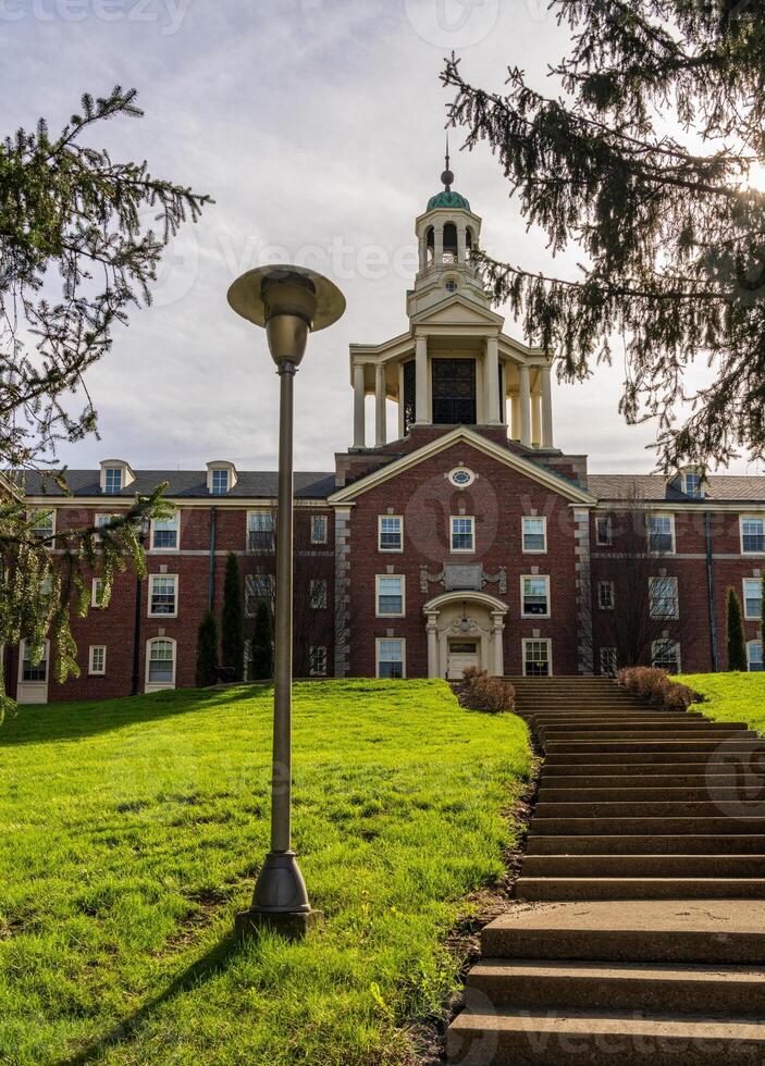 Historic Stuyvesant Hall used as a residential building at Ohio Wesleyan University in Delaware, OH photo