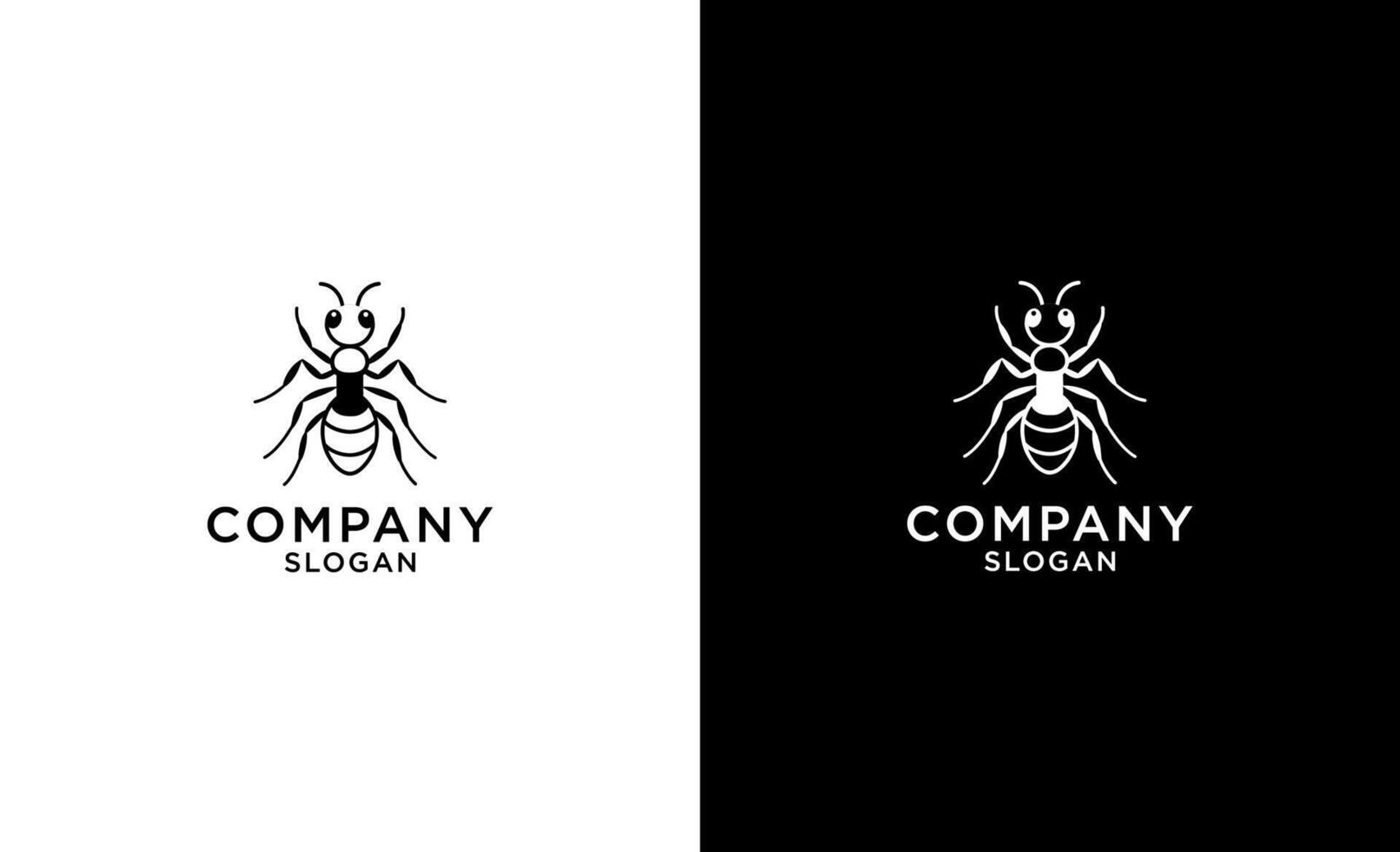Ant Logo Design template. Illustration vector