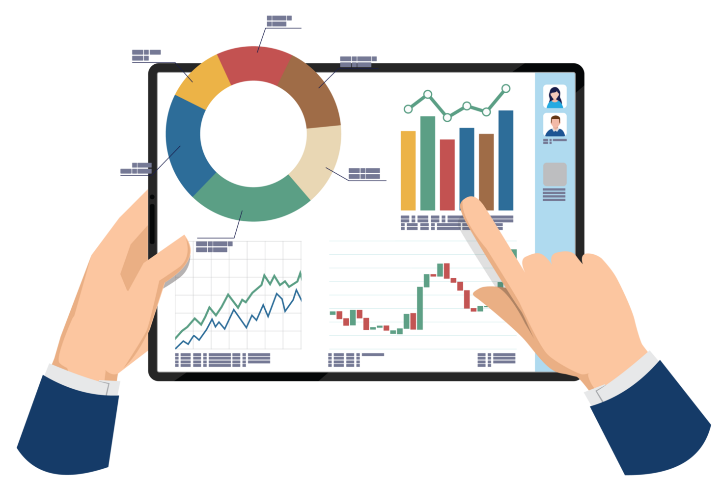 Business community infographic the analysis of the evolutionary scale png