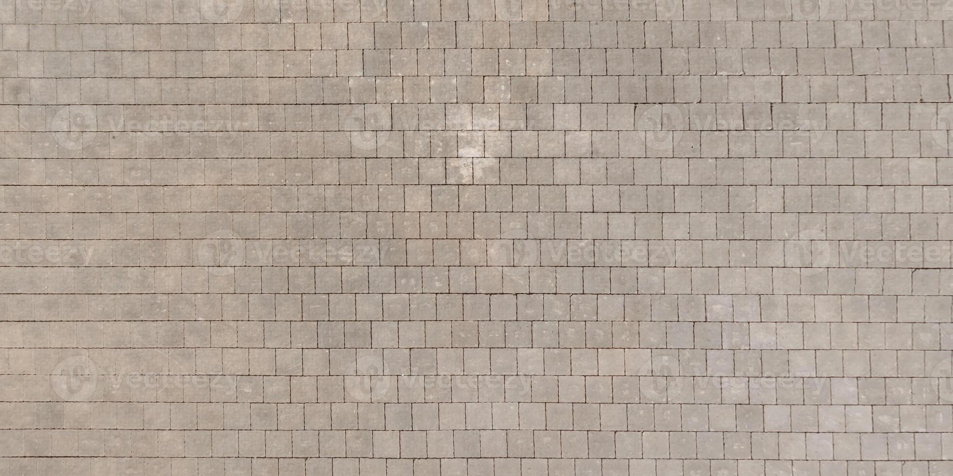 top view of surface of paving slabs and pedestrian footpath photo