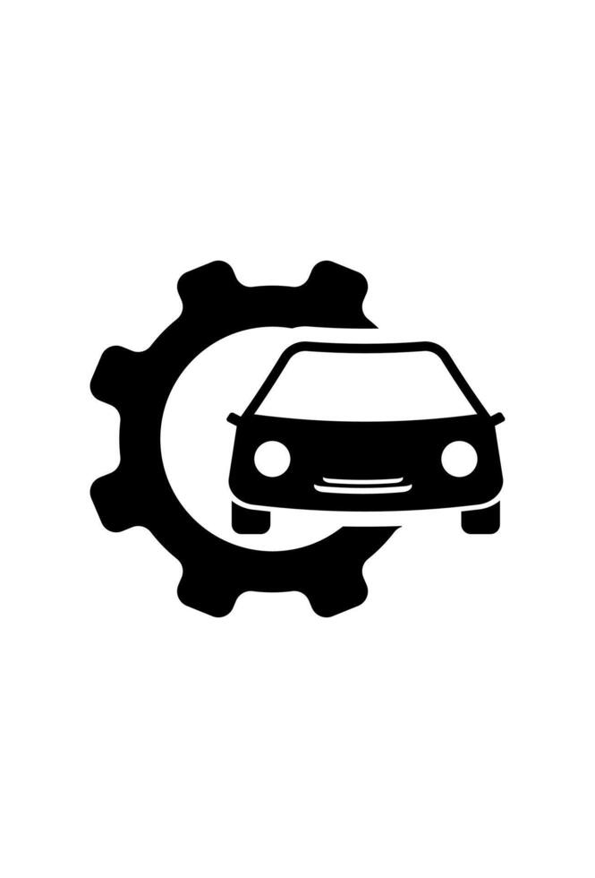 simple car icon . simple car repair vector