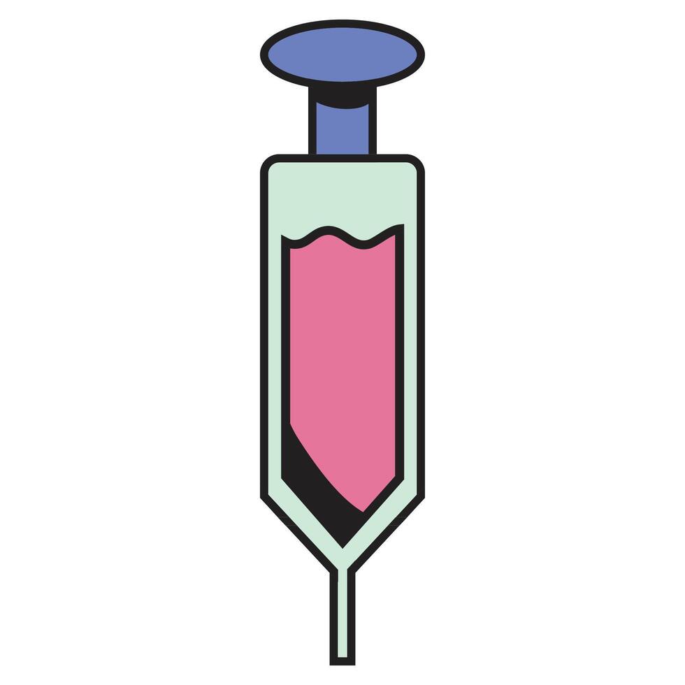 Injection illustration art, icons, and graphics good for clip art etc. vector