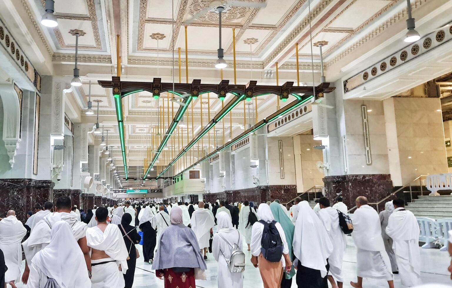 Mecca, Saudi Arabia on February 25, 2024. One of the mandatory conditions for Umrah is Sa'i, photo