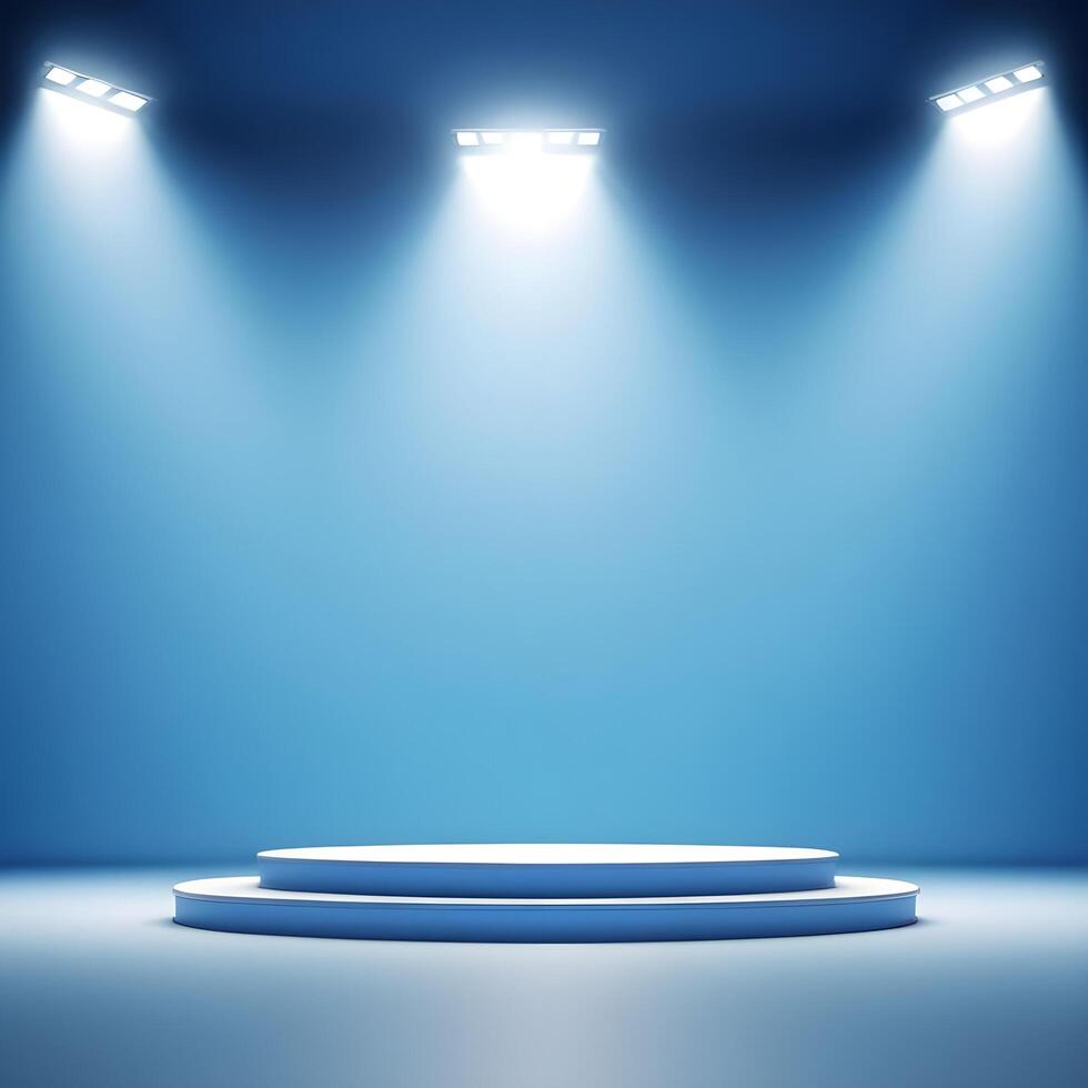 Elegant and Creative Podium 3D model photo