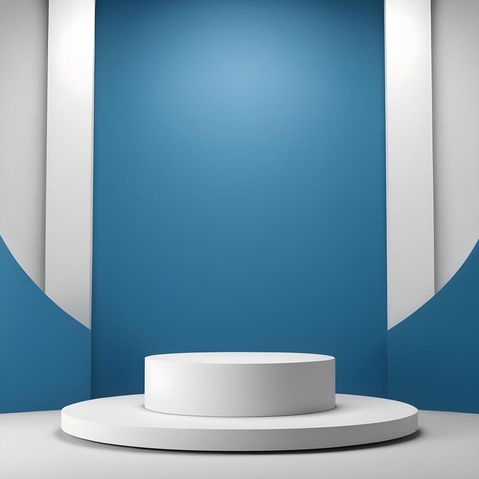 Elegant and Creative Podium 3D model photo