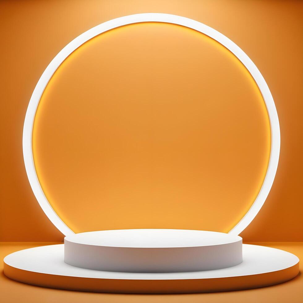 Elegant and Creative Podium 3D model photo