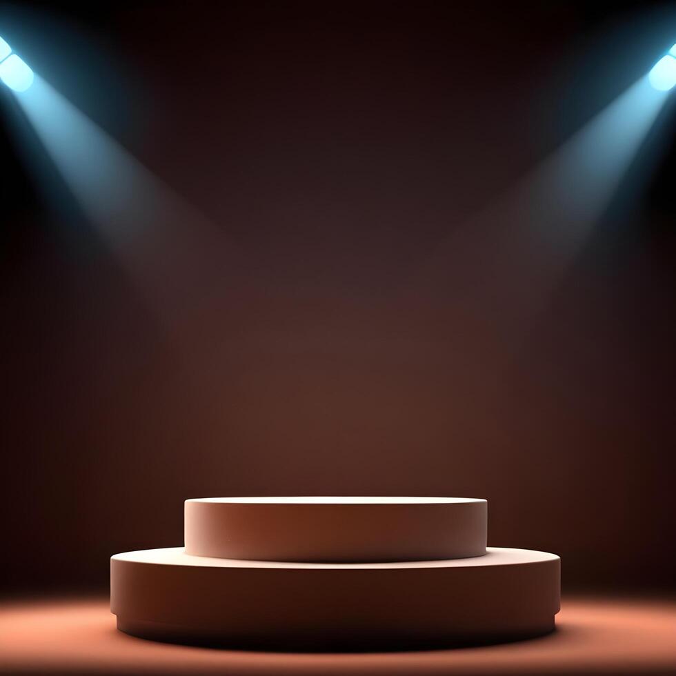 Elegant and Creative Podium 3D model photo