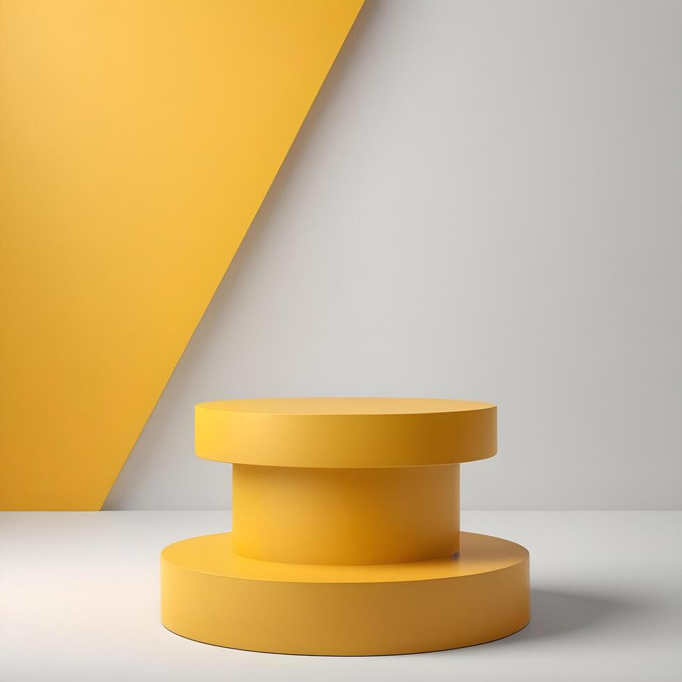 Elegant and Creative Podium 3D model photo