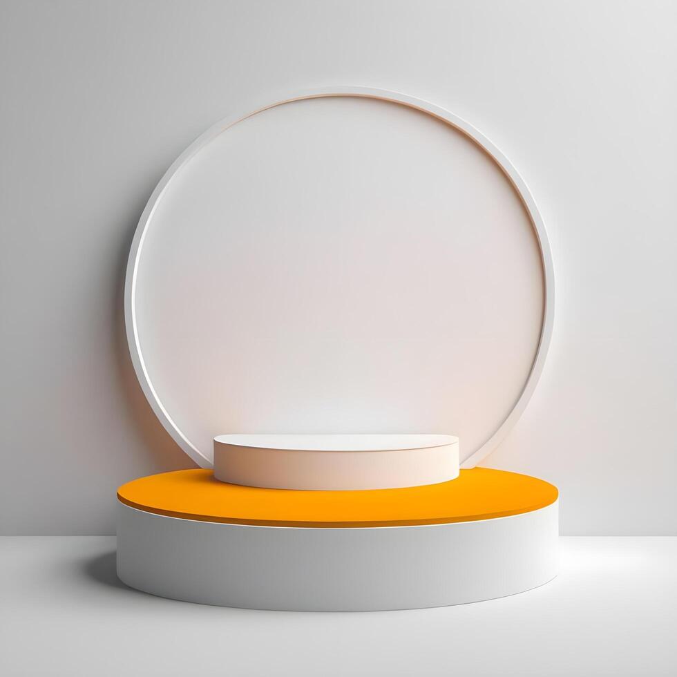 3D product Podium Rendering photo