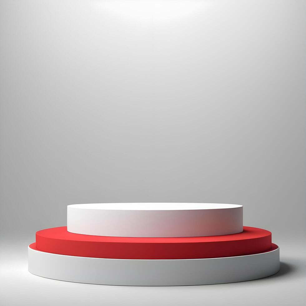 3D product Podium Rendering photo