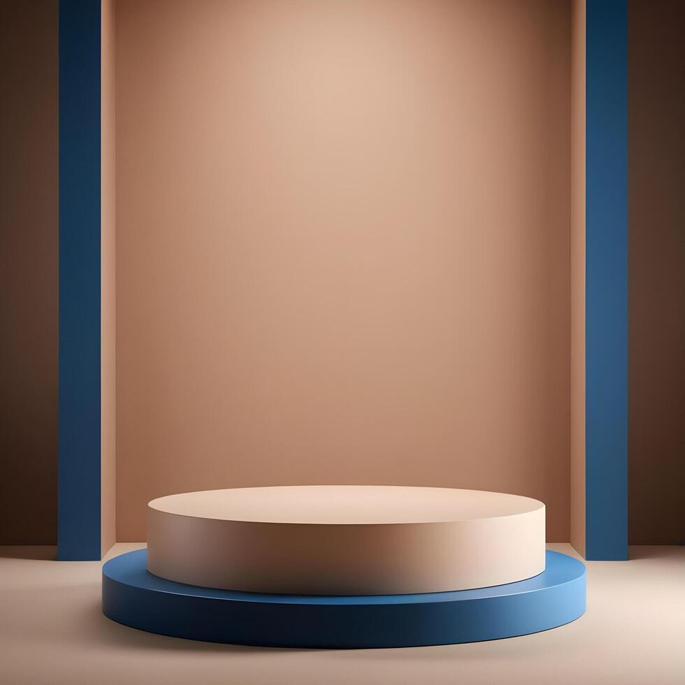 Elegant and Creative Podium 3D model photo