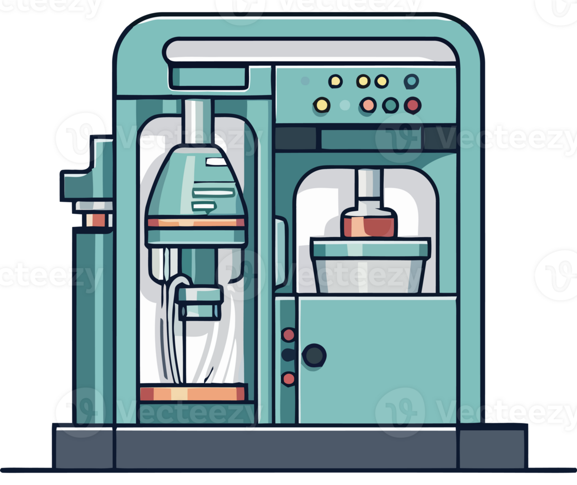 A machine with a machine inside it png