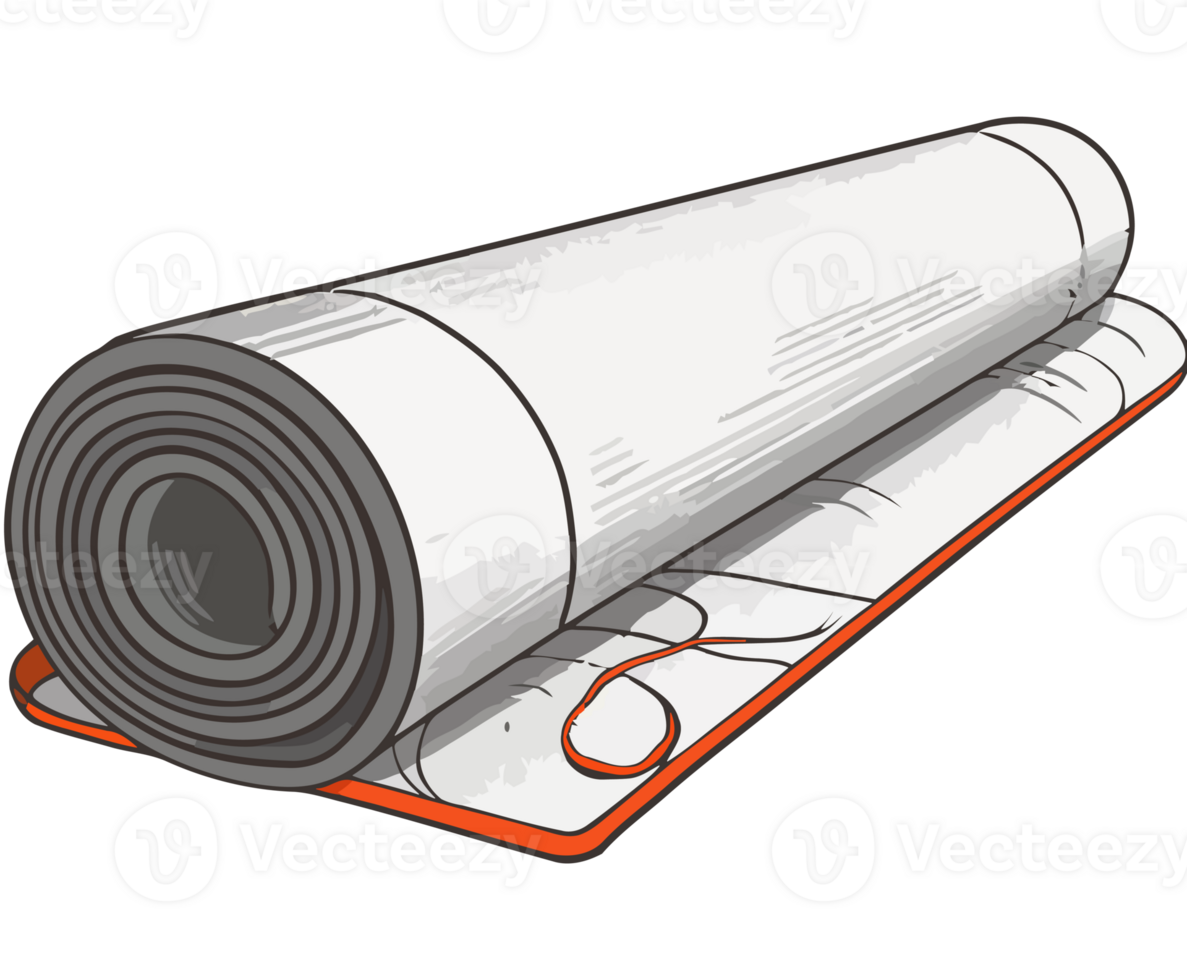 A rolled up piece of paper with a piece of tape png