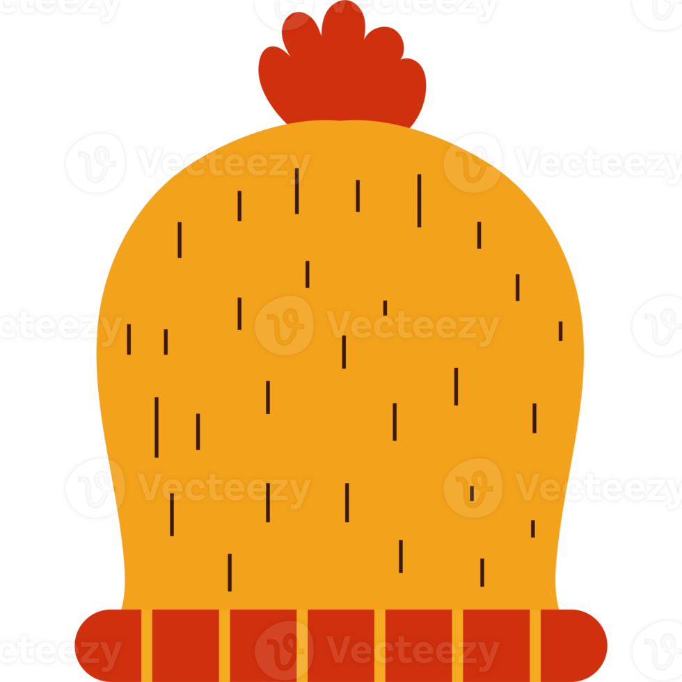 A hat with a red feather on it png