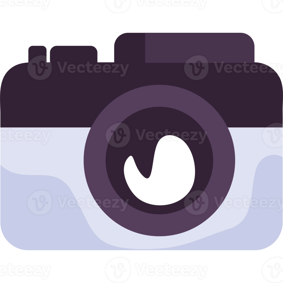 A camera icon with a purple background png