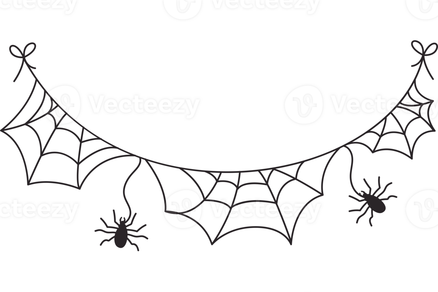 Halloween spider web clipart png