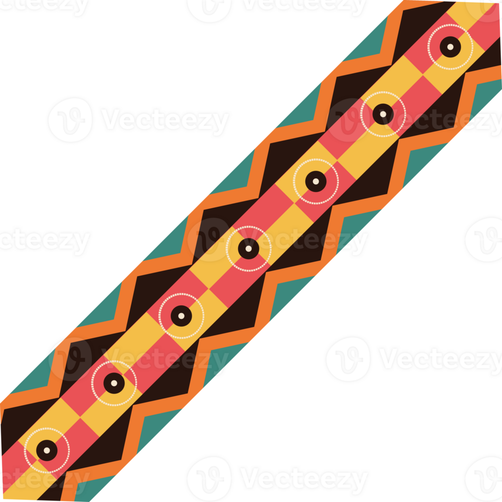 A colorful stripe with a black background png