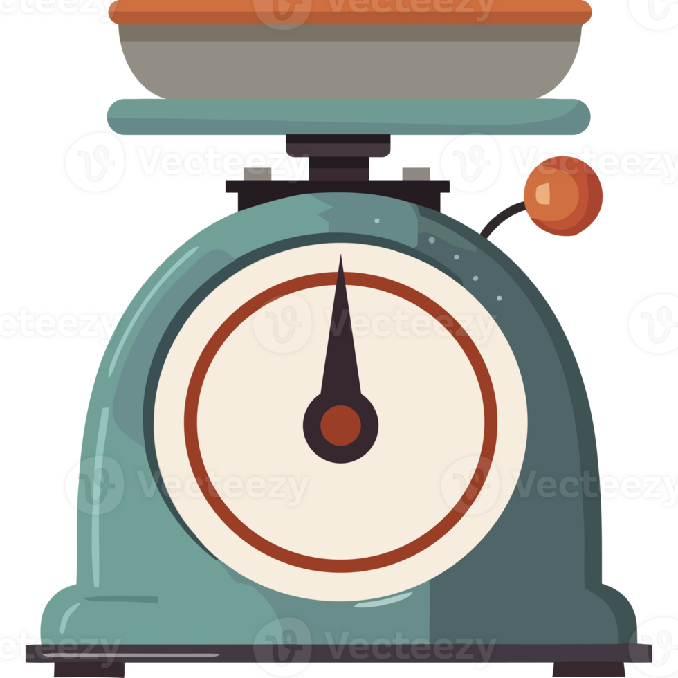 An illustration of a kitchen scale png