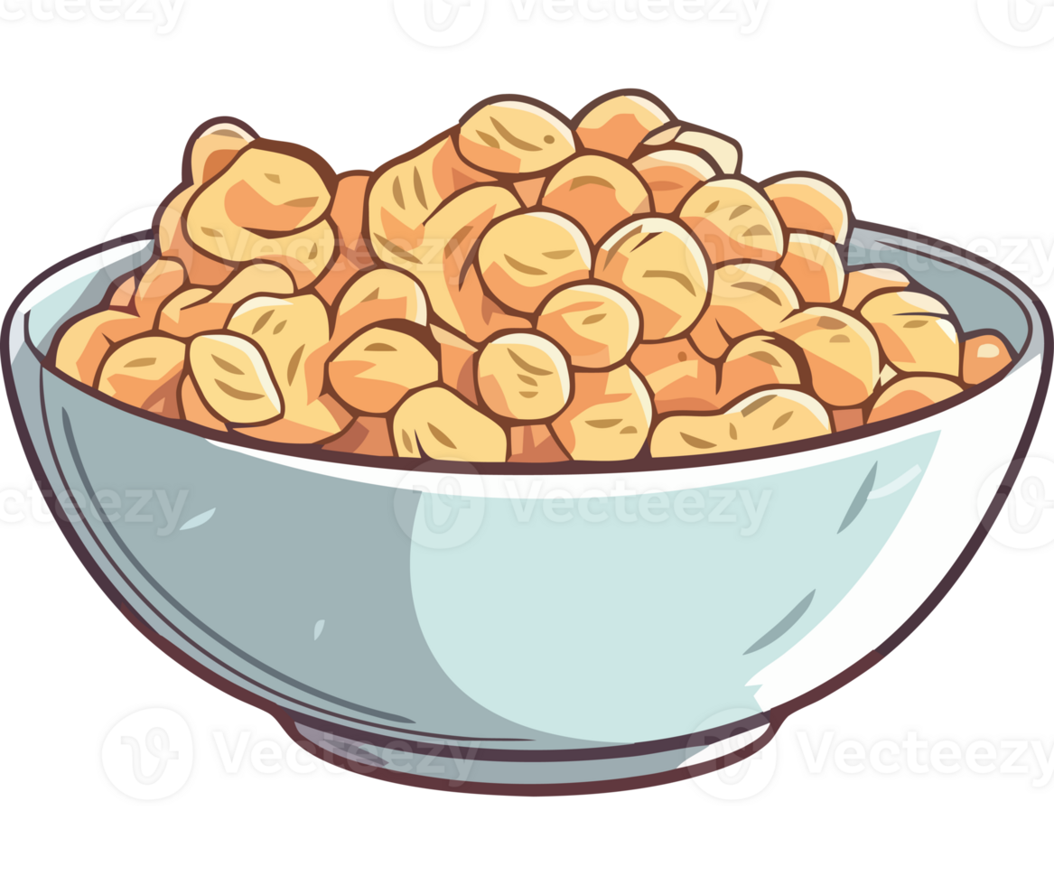 A bowl of popcorn is shown in this illustration png