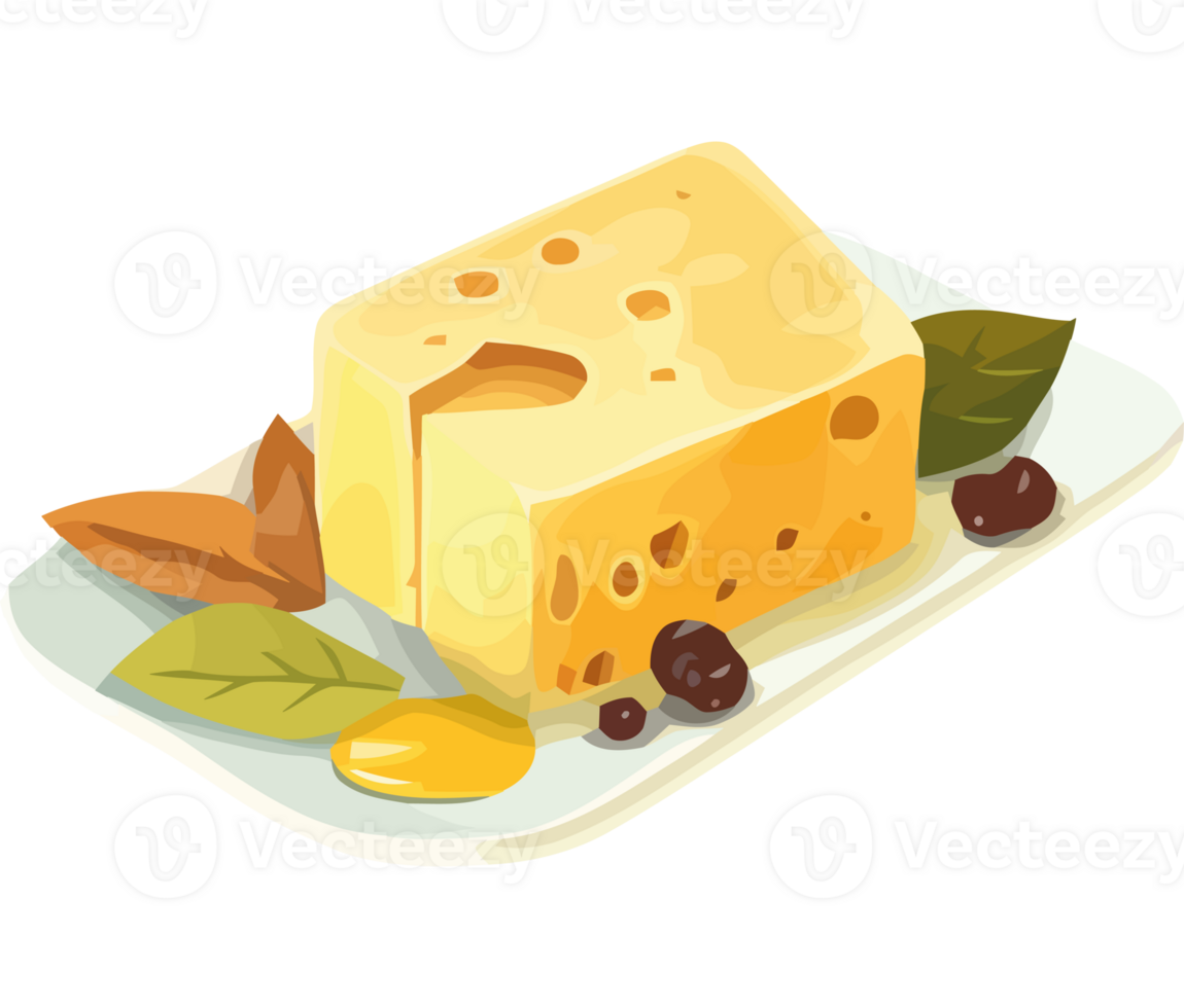 Cheese and olives on a plate png