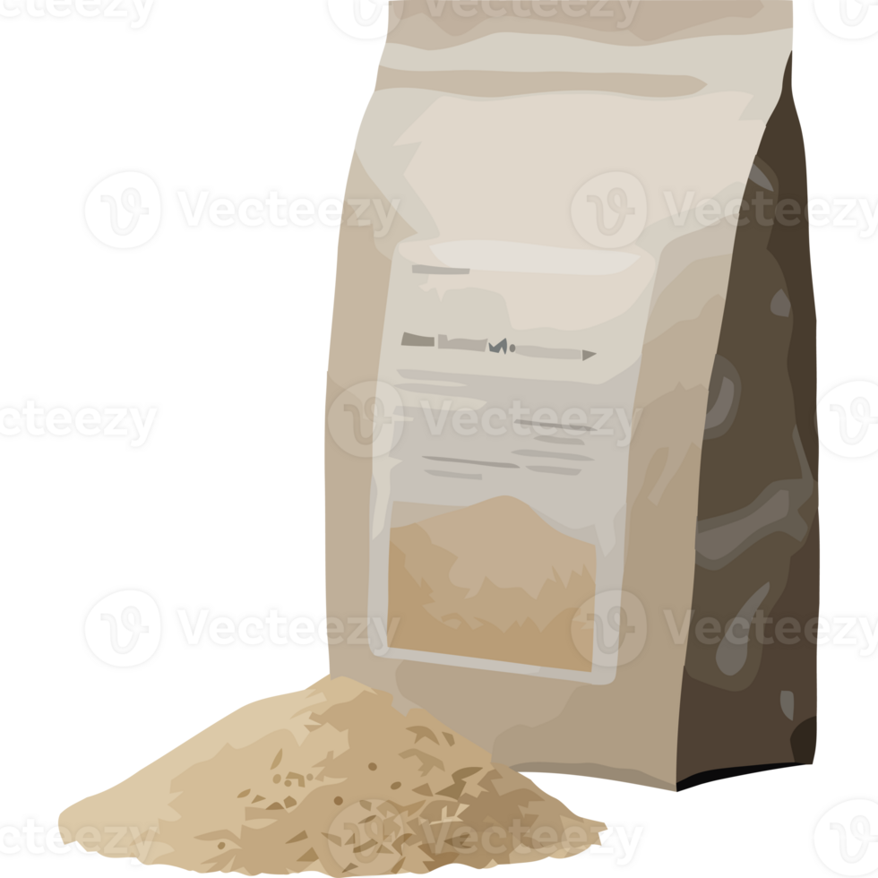 A bag of flour and a bag of flour png