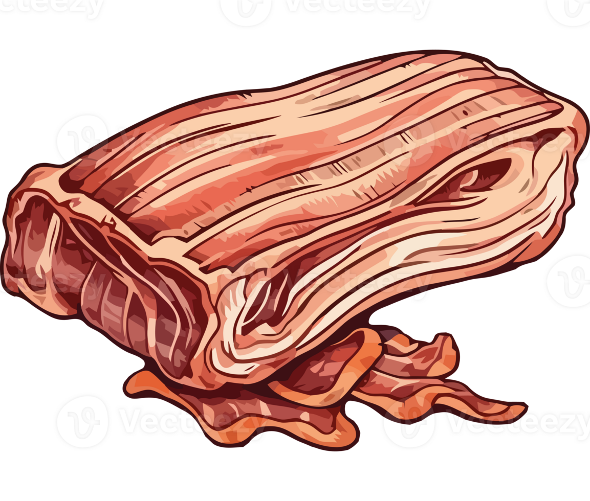 Bacon slice illustration png
