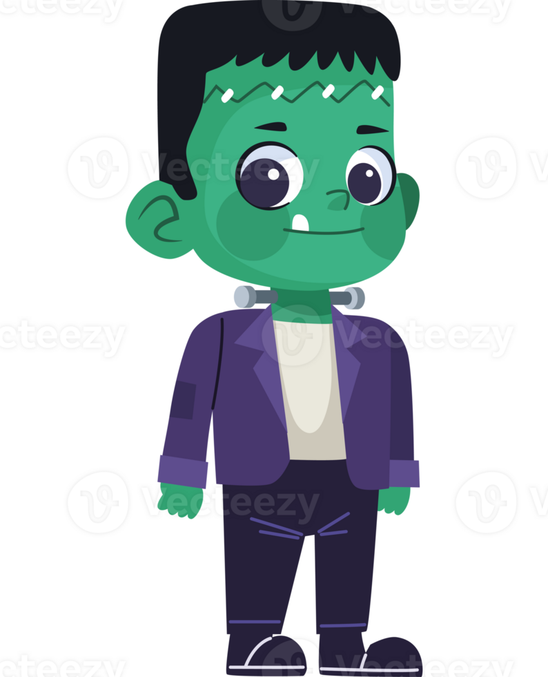 Frankenstein halloween costume png