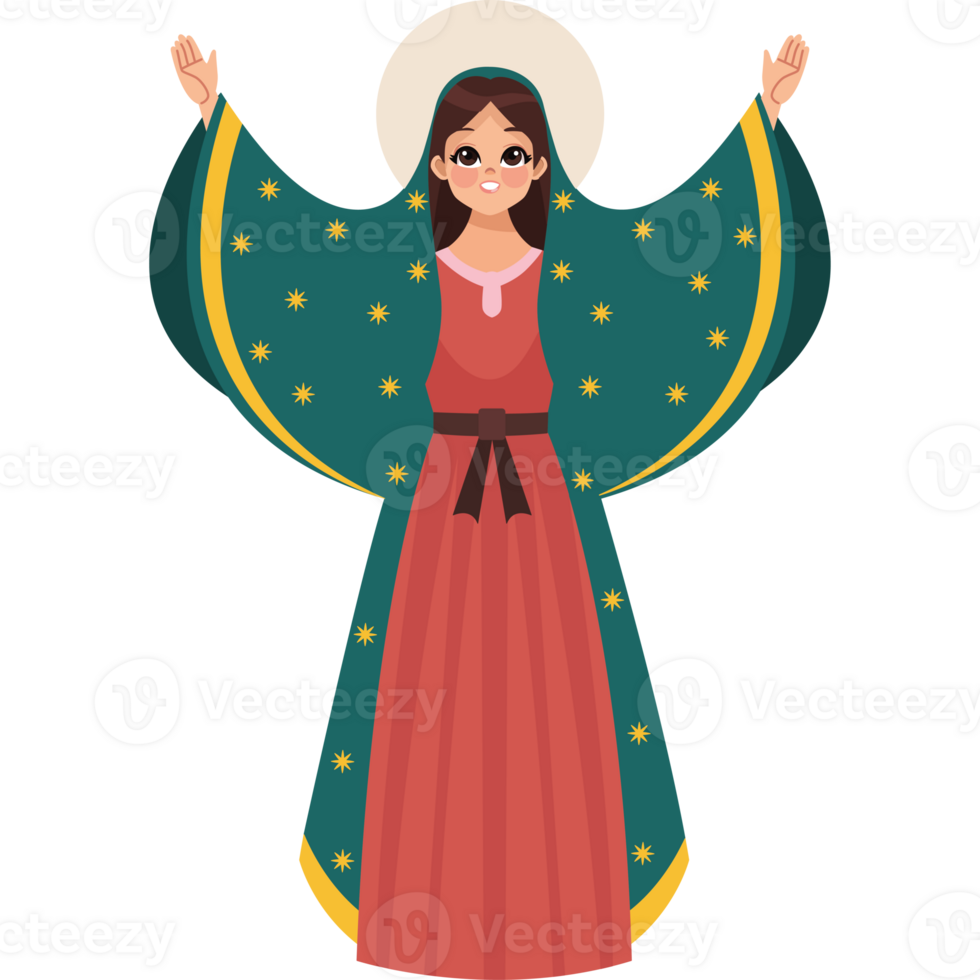 The virgin of guadalupe png