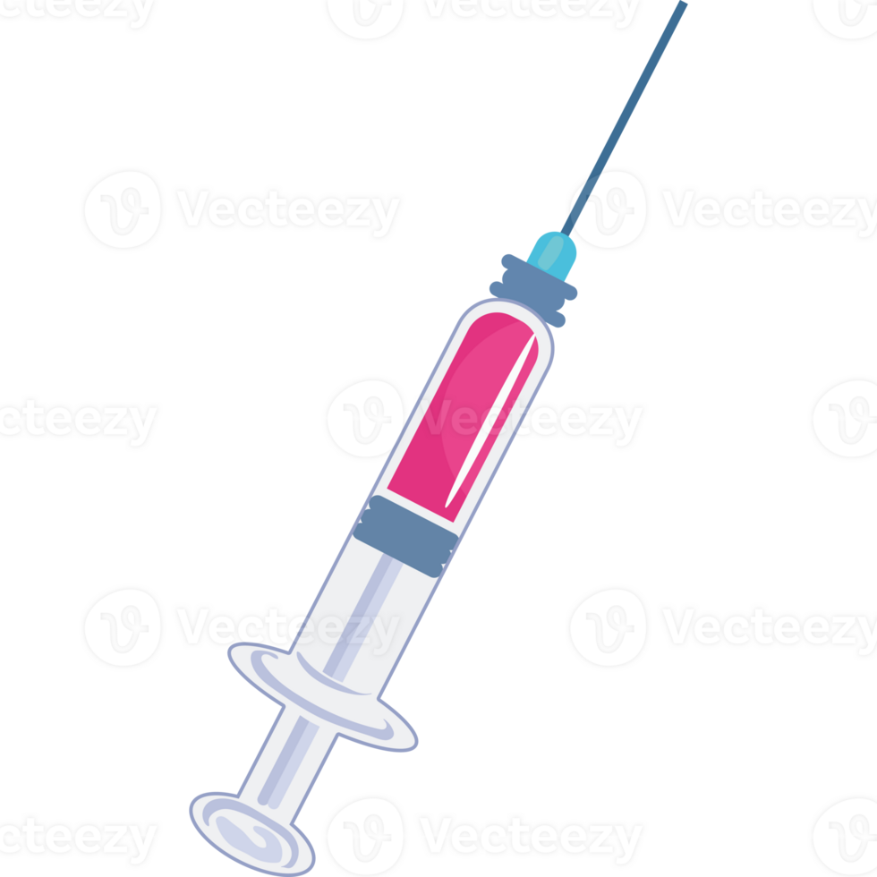 A syringe with a pink tip on a black background png