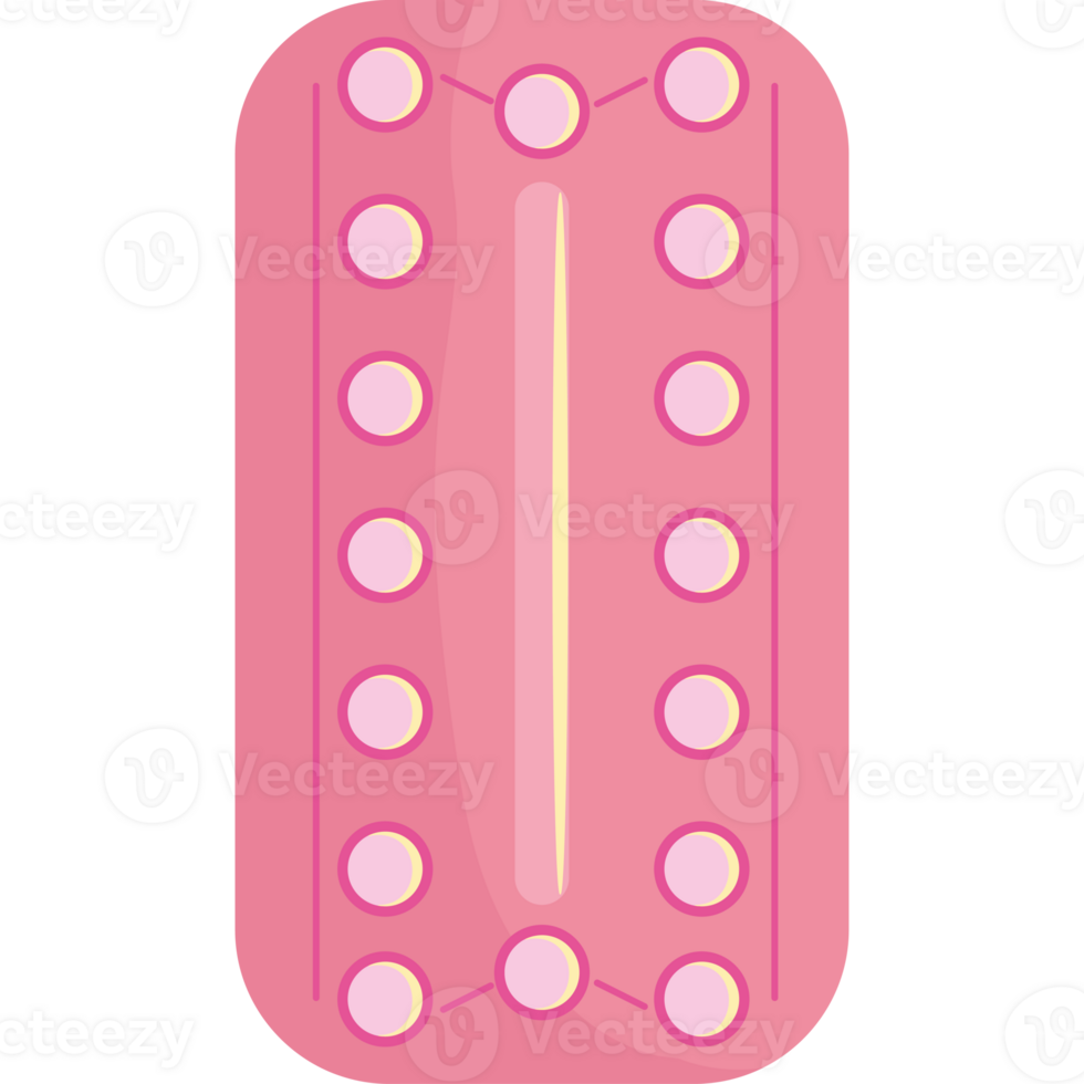 A pink pill with dots on it png