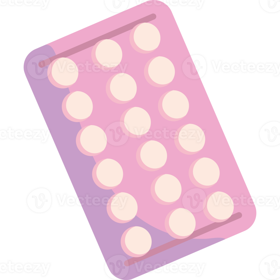 A pink pill with white dots on it png