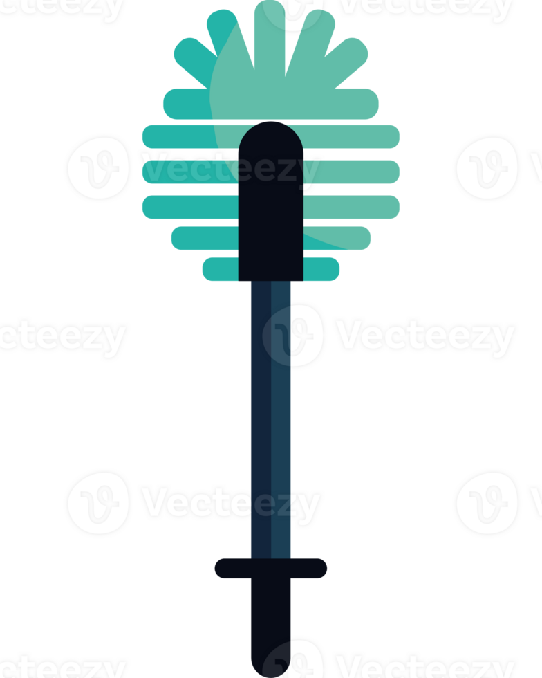 A blue and green toothbrush with a black handle png