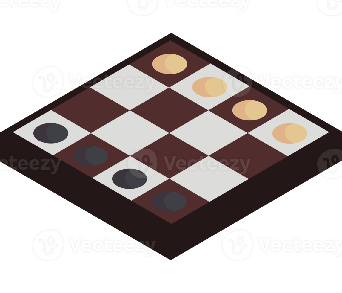 Chess board with black and white squares png