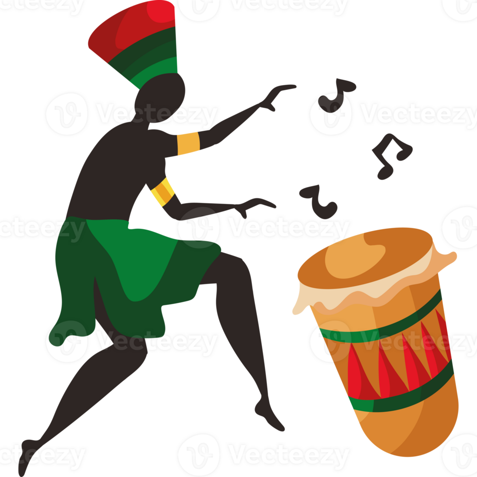 A person playing a drum with a musical instrument png