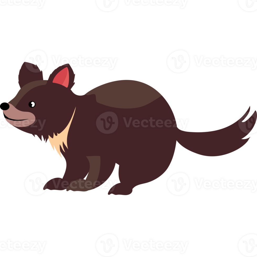 A brown animal with a long tail png
