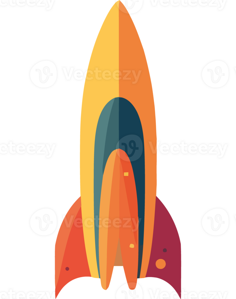 An illustration of a rocket ship png