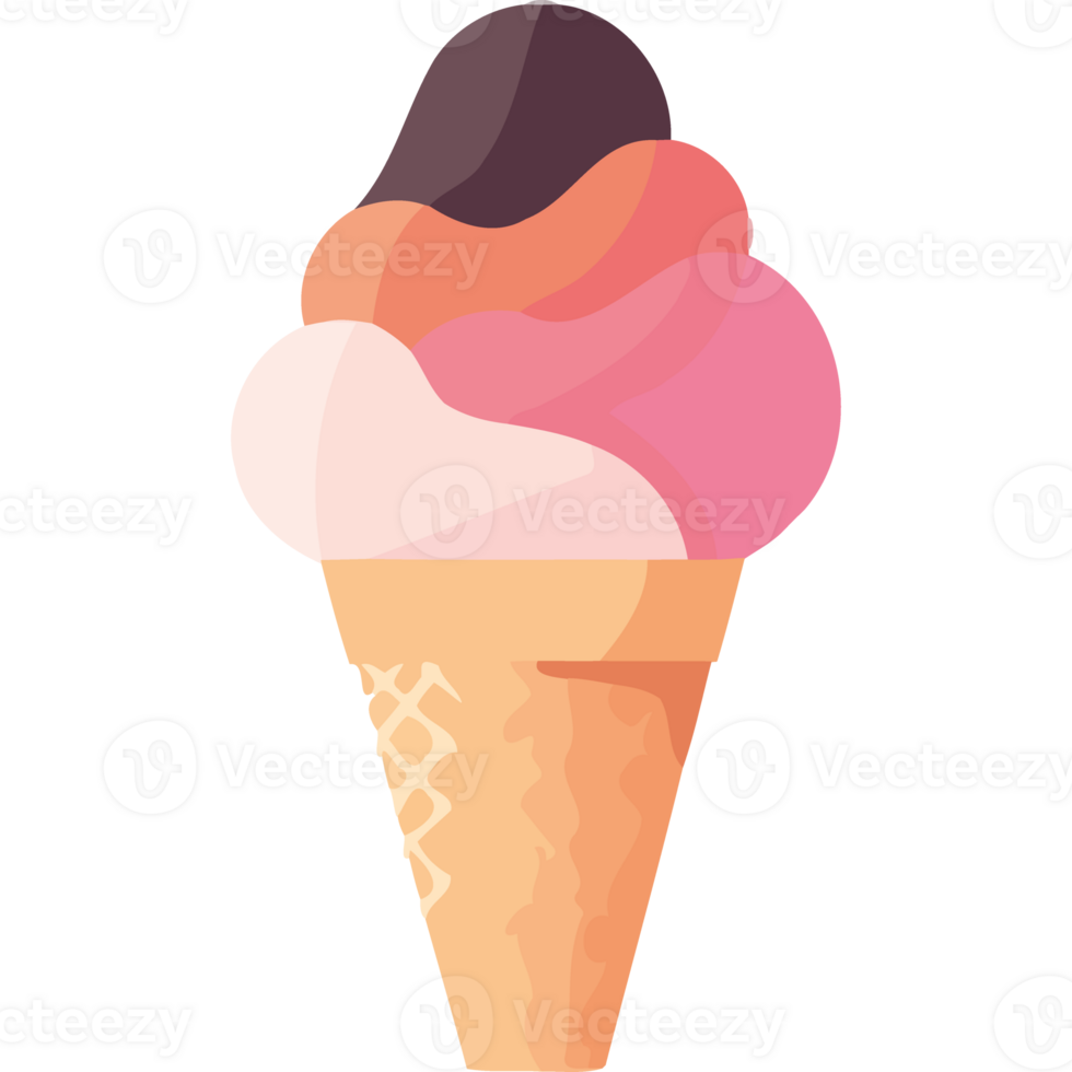 Ice cream cone icon png