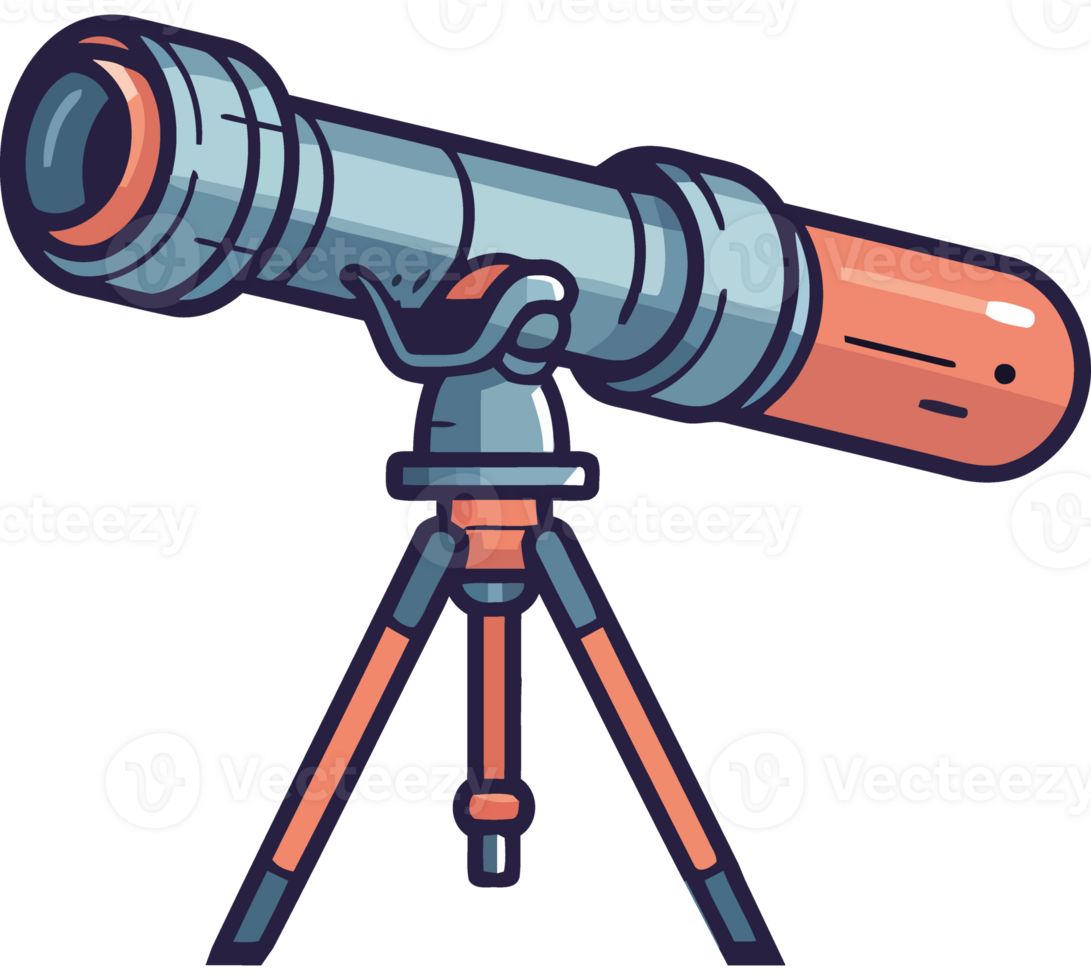 Telescope icon illustration png
